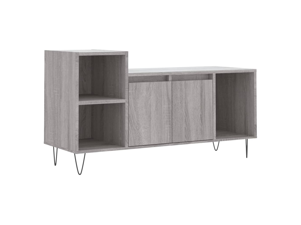 Tv Cabinet, Tv Cabinets Vidaxl Cinzeto Madeira Processada (n/a)