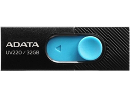 Pen USB ADATA UV220 32GB Azul e Preto