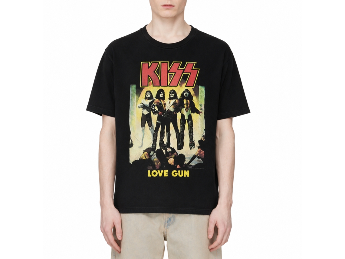 Kiss Love Gun T-shirt Unisex Adults Size:s