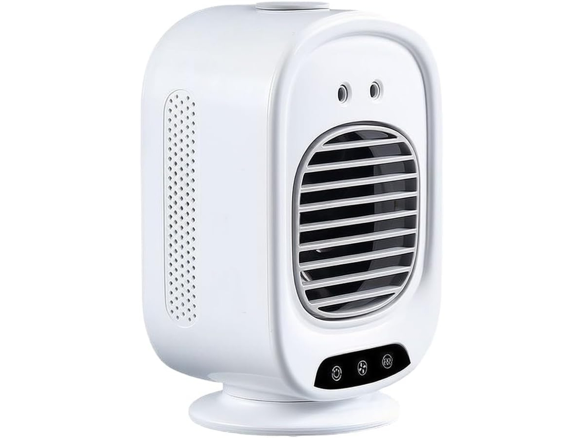 Mini Ventilador De Mesa Usb Com Rotação 90 Graus, Alimentado Por