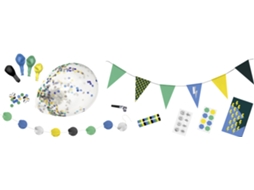 Caixa de Decoração de Festa FOLIA Meninos 41 Peças