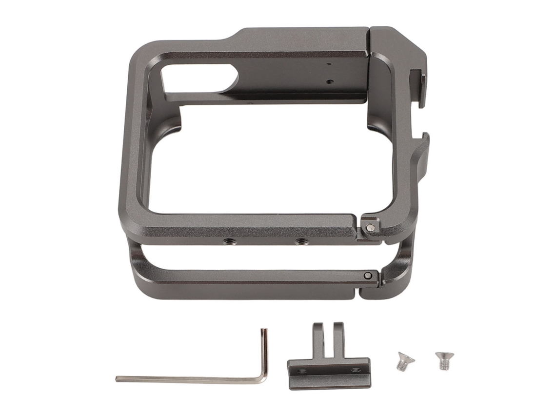 Aluminum Frame Cage For Go 3s For Go3 Action Camera Protective Cage Case Housing Protector With Cold Shoe Mount For Video Light Microphone LAXISCREED