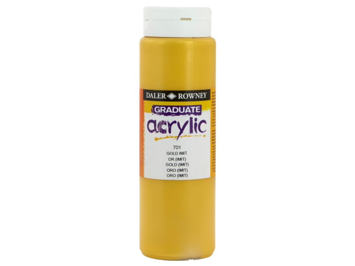 Pintura Acrílica Graduate Daler Rowny 500 Ml (Imitação Ouro)