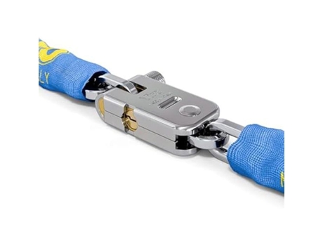 Corrente Anti Roubo Viro Luc/vir5590 900 X 5,5 Mm Prata/amarelo Adulto Unissexo