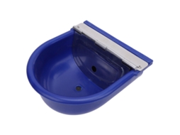 Tigela automática de água inoxidável para animais gado, cavalo, vaca, cabra, bueiro, dispenser azul escuro | S/MARCA