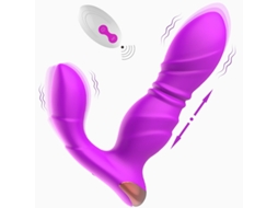 3 Em 1 Vibrador De Massagem Usvel Com Controle Remoto Para Adultos (roxo) Yizhood