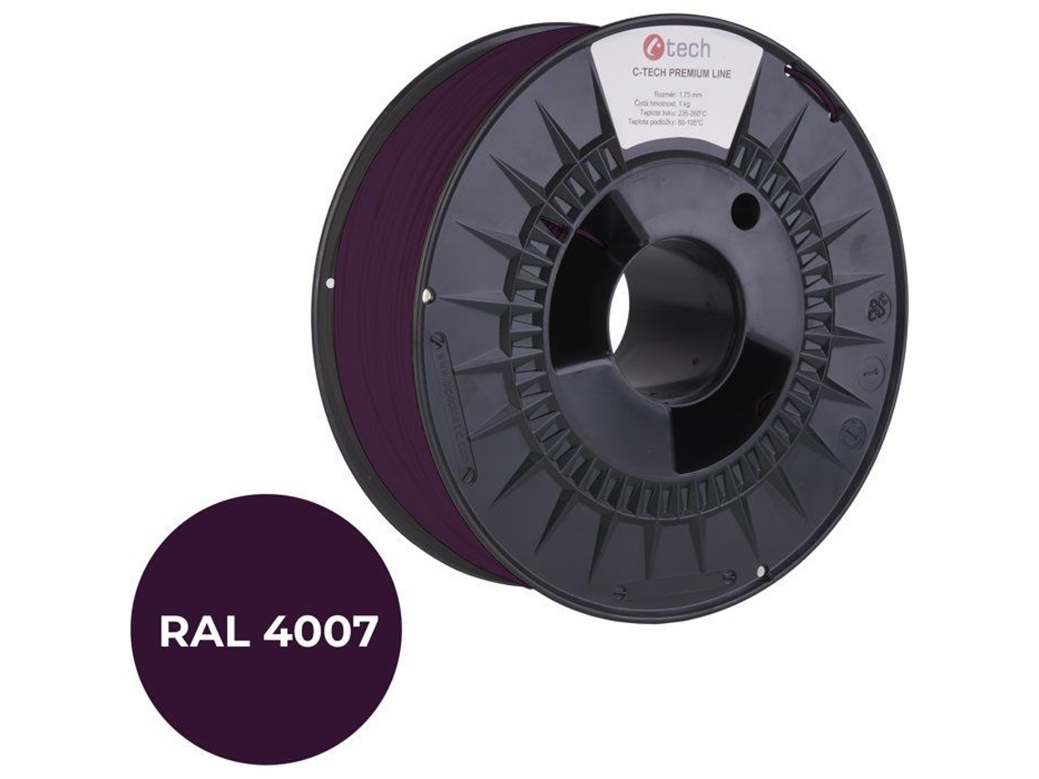 Filamento Linha Premium Petg Roxo Violeta Ral4007 C Tech