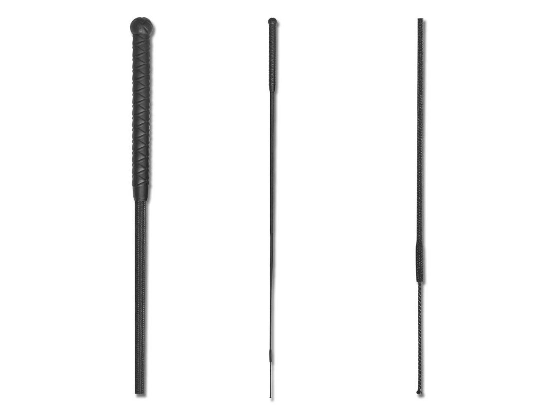 Chicote de Adestramento Basic Prateado 110 Cmwaldhausen