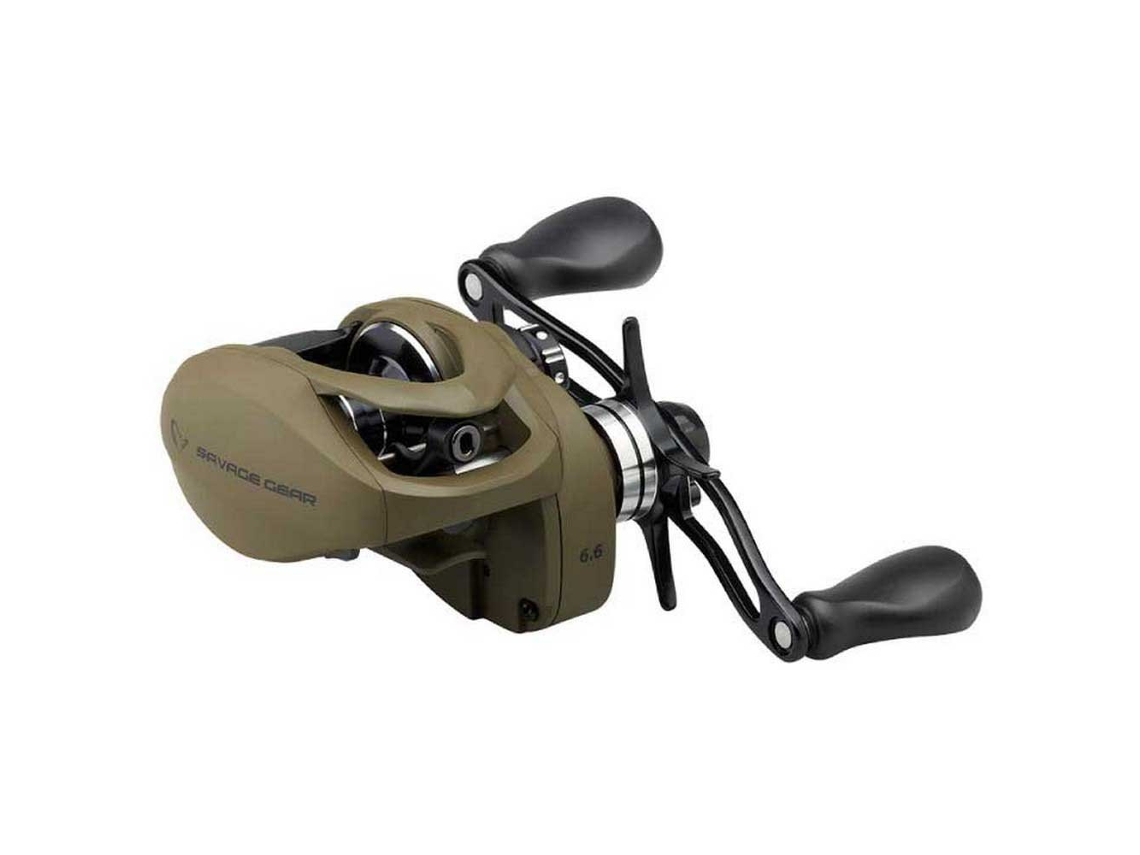 Molinete Baitcasting Sg8 100 Lh Prateado Ratio: 6.6:1Savage Gear