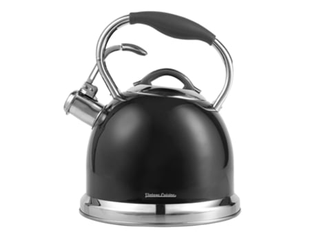 Chaleira de Apito VINTAGE CUISINE BY COOKING 2,4L Indução (Preto)