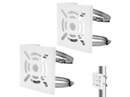 Suporte De Tubo Para Câmera 2 Pinças Ajustáveis Para Câmeras De Vigilância E Iluminação Cênica Btforus (sem Câmera)