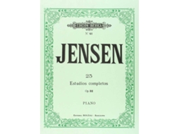 Livro 25 Estudios Op.32 de Adolfo Jensen (Espanhol)