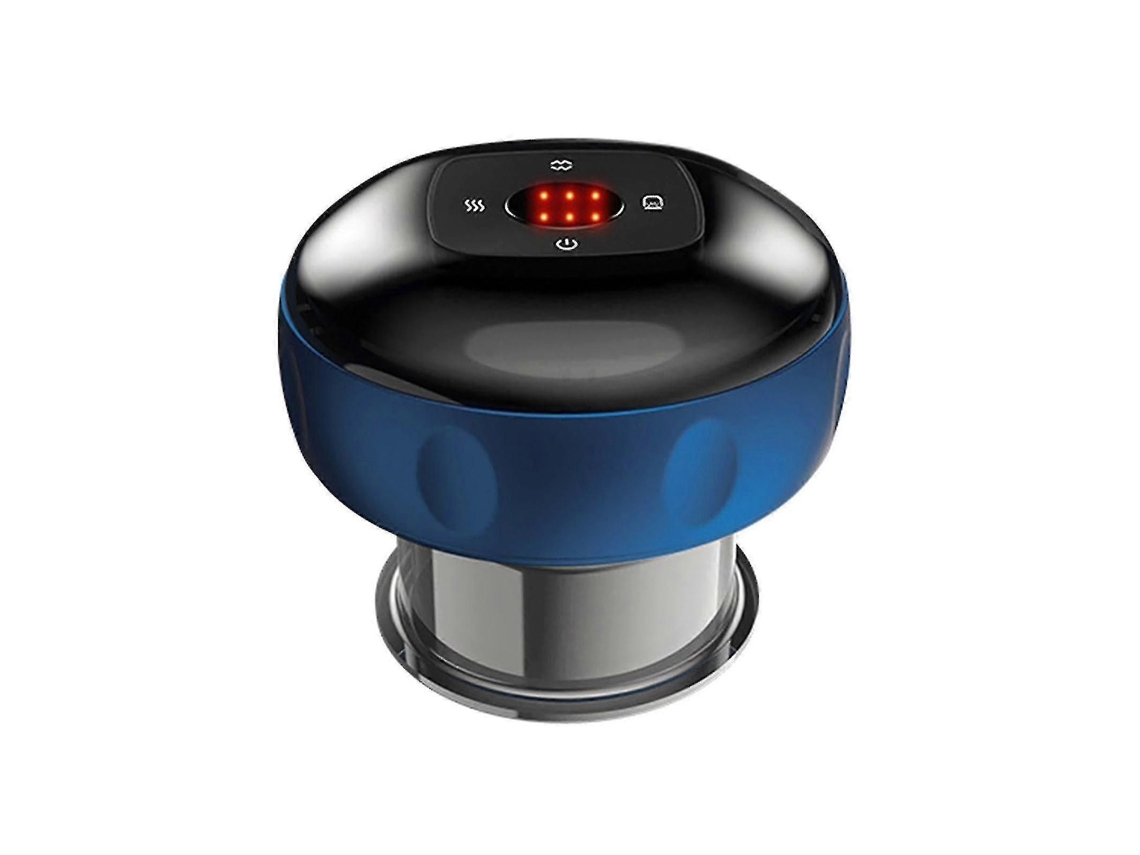 Massageador de Ventosa Elétrica com Dispositivo Combustão Vibração Luz Vermelha GOKOCO
