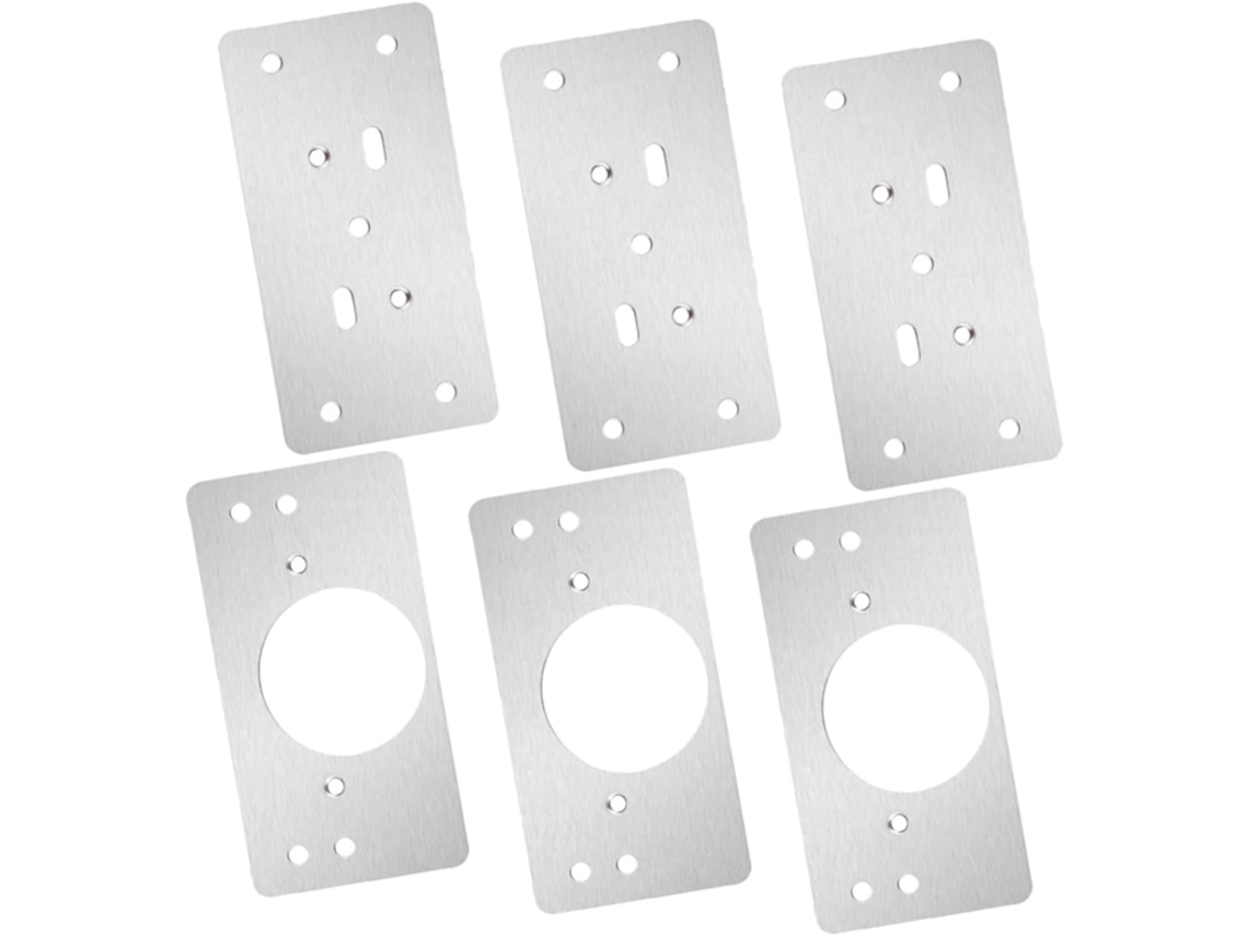 Placas De Reparo Em Aço E Fáceis Usar, Conjunto Com 3 Unidades Para