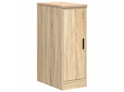 Armário De Arrumação Da Garagem Vidaxl Castanho Madeira De Pinho (30x51x85 Cm)