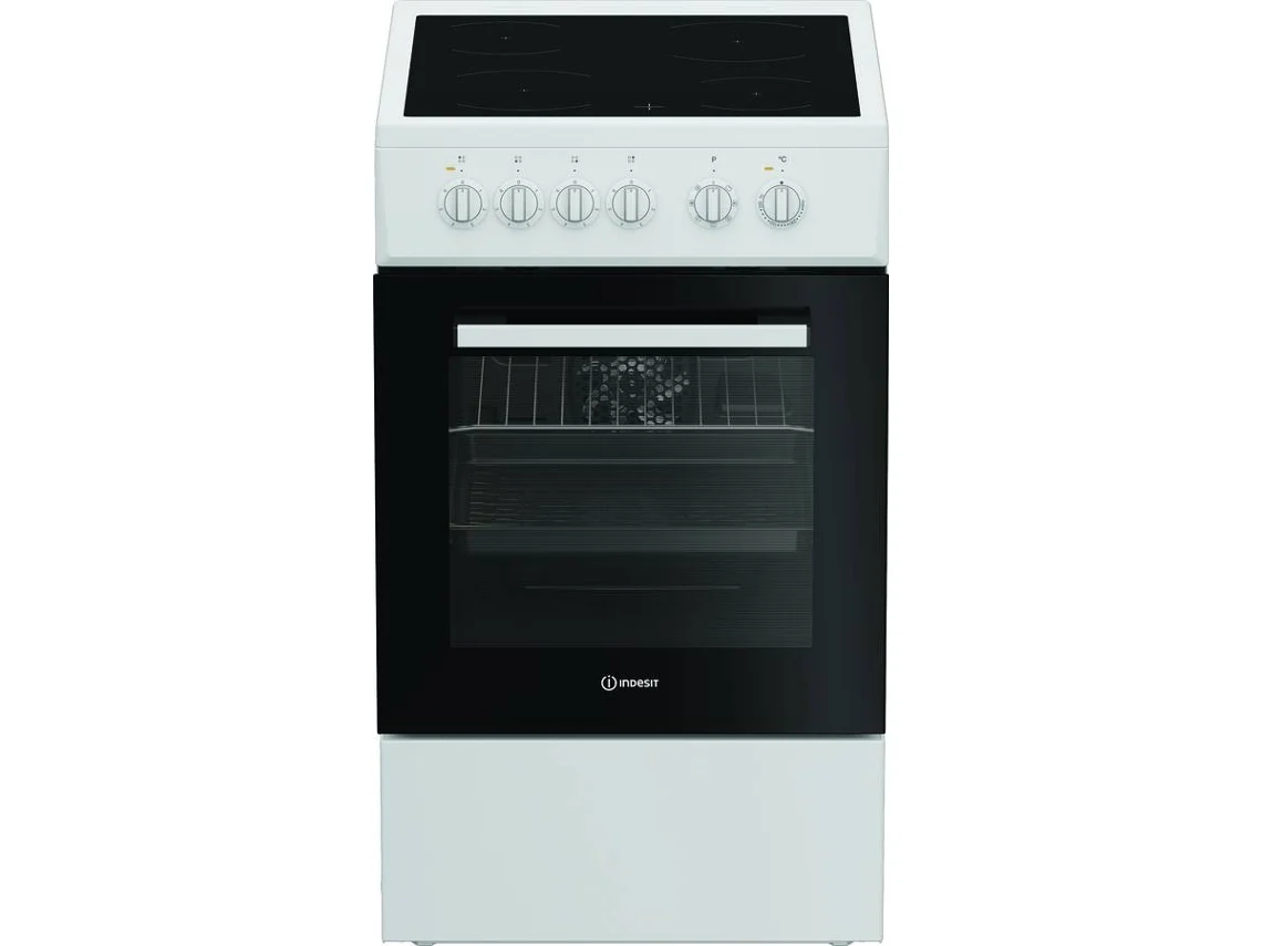Fogão INDESIT I5V8PMW (Outlet Grade B - 55 L - Vitrocerâmica - Branco)