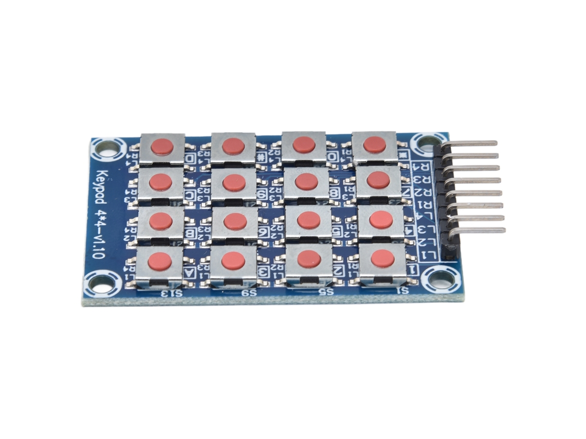 Laxiscreed Módulo De Expansão Para Teclado 8 Pinos 4x4 Com Controle Elétrico E Funções Extras