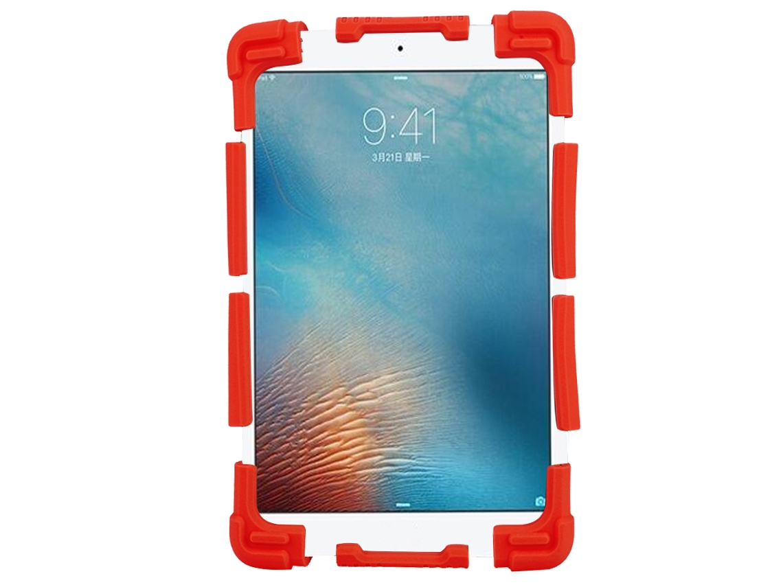 Capa De Silicone (proteção Universal) 7-8 Polegadas 2ª Geração Capa De Silicone Universal Laranja