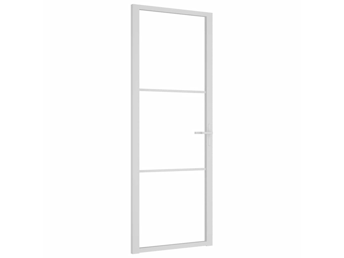 Porta De Interior Vidaxl Branco Vidro (76x201,5cm)