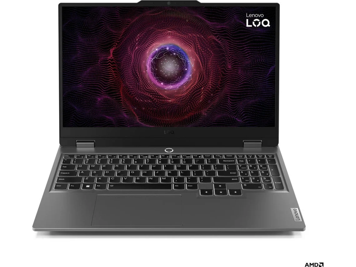 Portátil Gaming LENOVO LOQ 15 (15'' - AMD Ryzen 7-7435HS - RAM: 24 GB - 1 TB SSD - NVIDIA GeForce RTX - 4070)