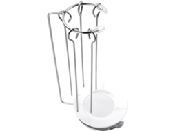 Kit de 1 Suporte para Espetos de Kebab em Aço Inoxidável, Suporte Prático e Removível para Grelha e Uso Ao Ar Livre, CHABERLU