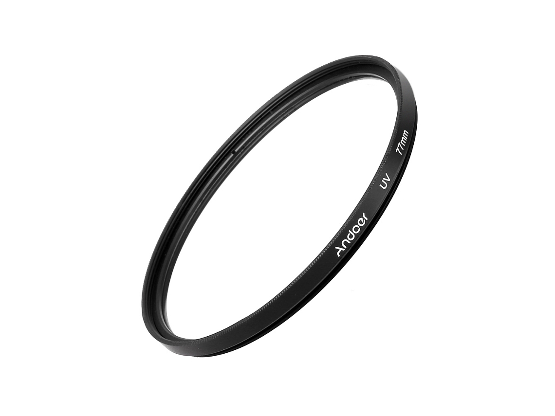 Filtro Uv 77mm Andoer Protector De Lente Ultra Violeta Para Cámaras Dslr Canon Nikon