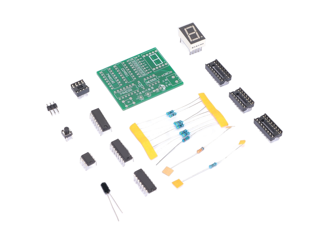 Kit De Contador Decimal Piezas De Entrenamiento Proyecto Electrónico Para Escuelas