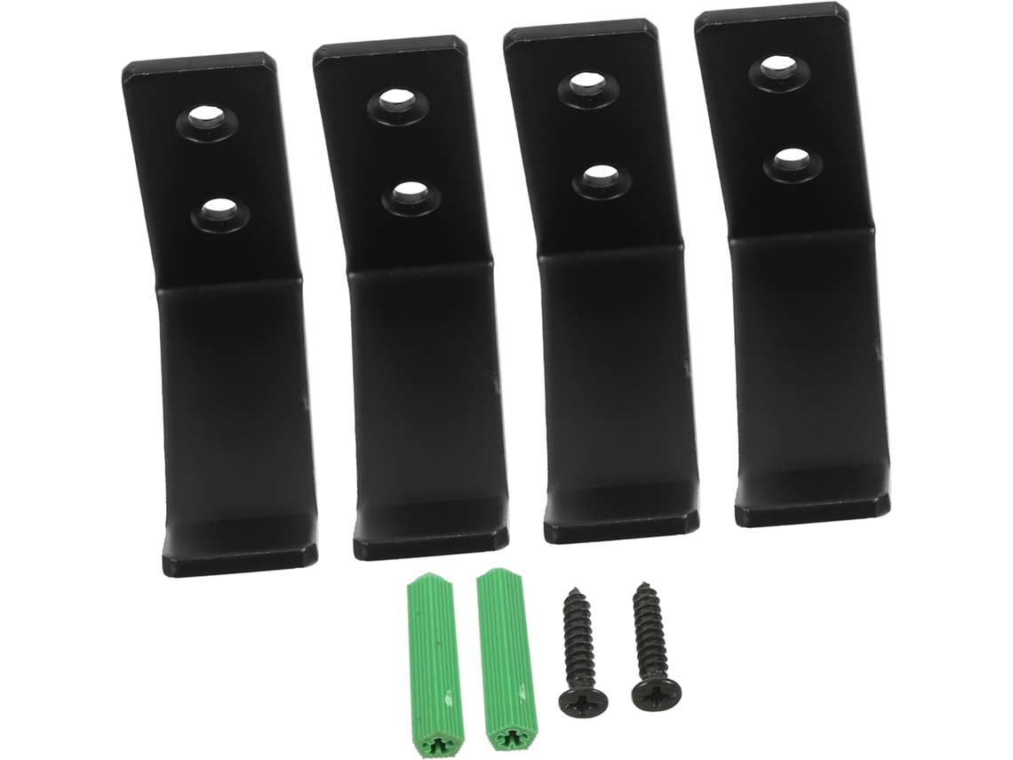 Conjunto De 4 Ganchos Parede Metal Reforçado Luxshiny Para Organização