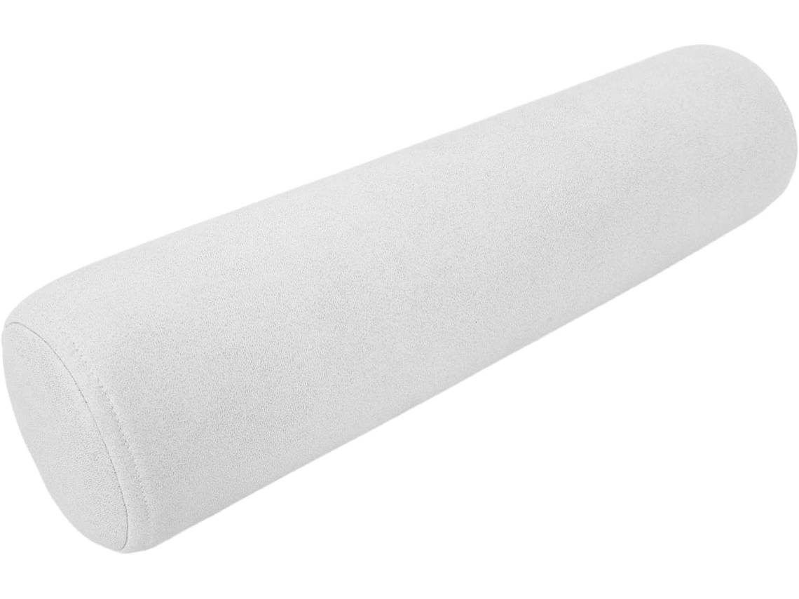 Capa Para Travesseiro Cervical Cilíndrico Redondo 18x6 Polegadas Em Tecido Com Fecho