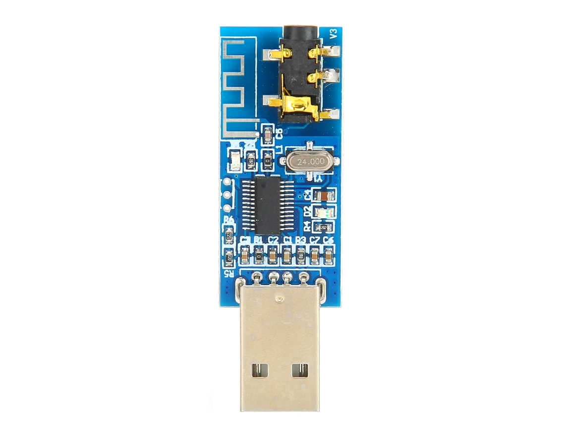 Módulo De Áudio Bluetooth Sem Fio Usb (conectividade Múltipla, Compatibilidade Com Dispositivos Móveis)