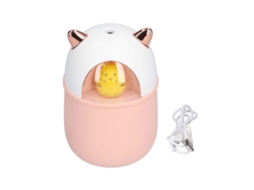 Humidificador Mini Silencioso Portátil 300ml com Luzes Ambientais para Lar e Escritório Usb
