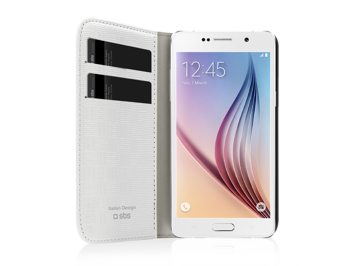 Capa Bookstyle SAMSUNG Galaxy S6 SBS Branca