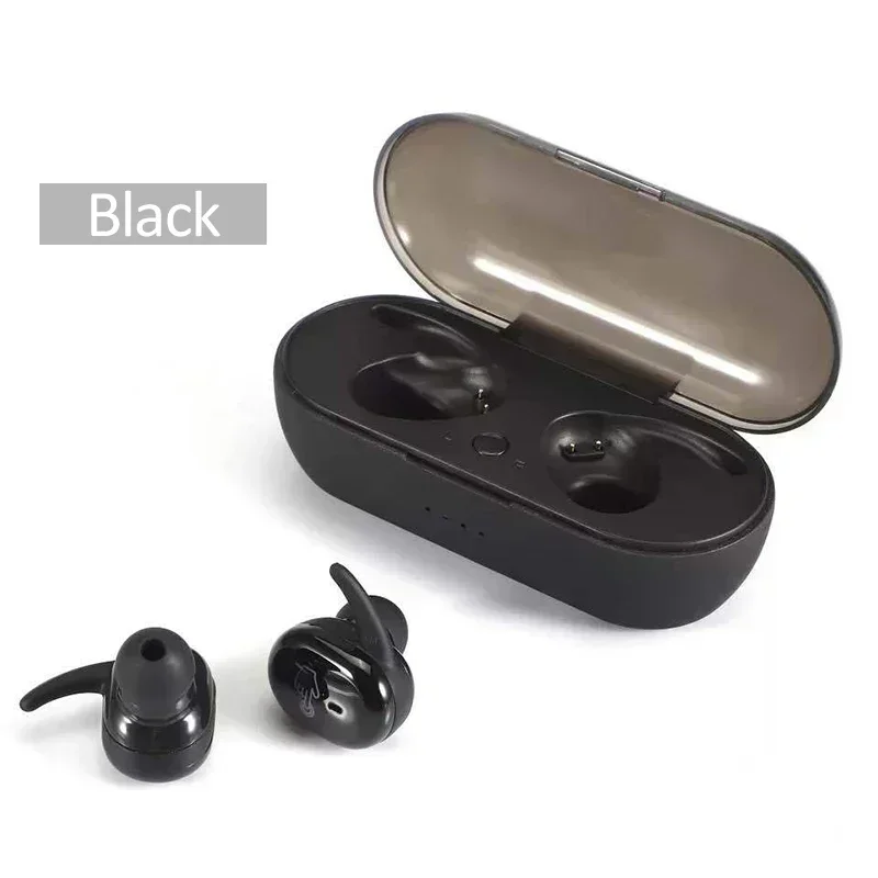 (preto) Fones De Ouvido Intra-auriculares Estéreo Sem Fio Tws, Com Cancelamento De Ruído E À Prova D'água.