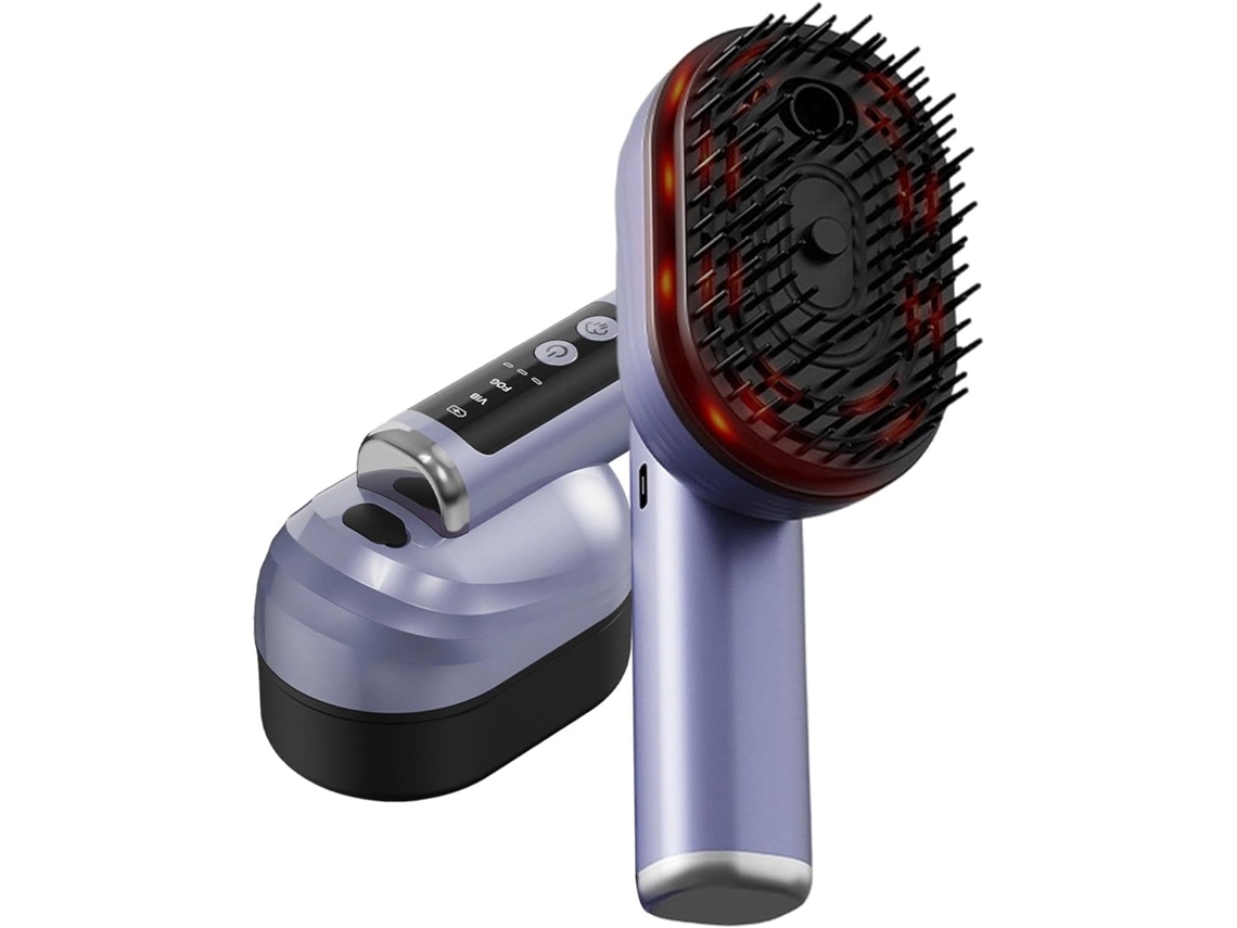 Pente A Vapor Elétrico E Massageador Com Almofada De Ar Com 3 Velocidades