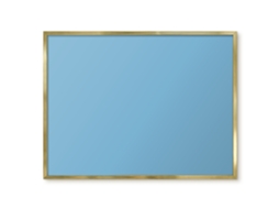 Magnetic Board Pastel Navy Blue For The Living Room Espelharte (80x60 Cm)
