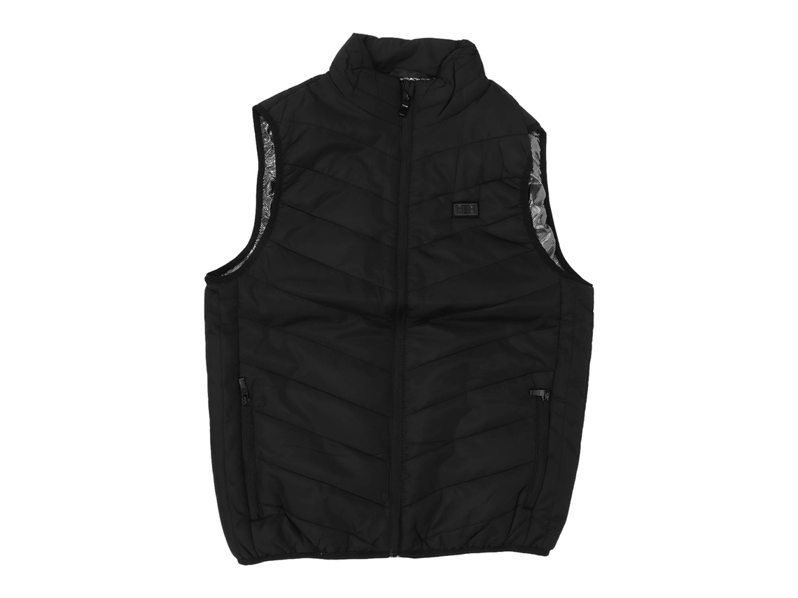 Chaleco Electrónico Calentador de Cuello Alto com Controle Doble Usb Tamanho 4xl S/MARCA
