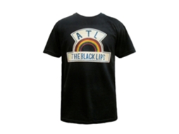 Camiseta Black Lips Rainbow ROCKINSTONE Unissex Adulto Mais Vendida Tamanho: M