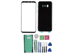 Cubierta de cristal trasera y panel de cristal externo para reparación de Samsung S8+ Plus | S/MARCA