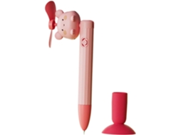 Caneta Multifuncional Totority, Escrita Suave, Mini Ventilador