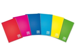 BLASETTI Caderno One Color e Bloco A4 21 Folhas Multicolor