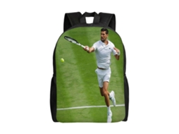 Mochila Novak Djokovic D326 Para Estudantes, Durável E Leve, Alça De Ombro Impermeável E Respirável V326 Olysi Shop