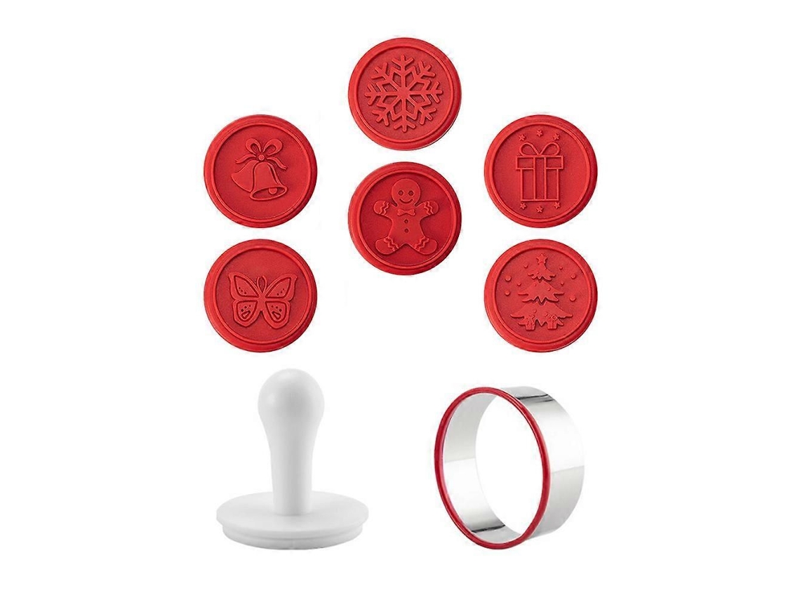 Conjunto De Moldes De Silicone Para Biscoitos De Natal