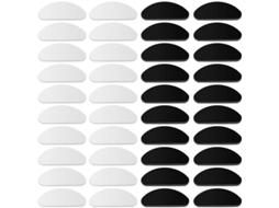 20 Pares de Tampas de Nariz Adesivas para Óculos de Silicone Anti deslizante