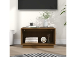 Vidaxl Móvel De Tv 60x35x35 Cm Madeira De Pinho Maciça Castanho Mel