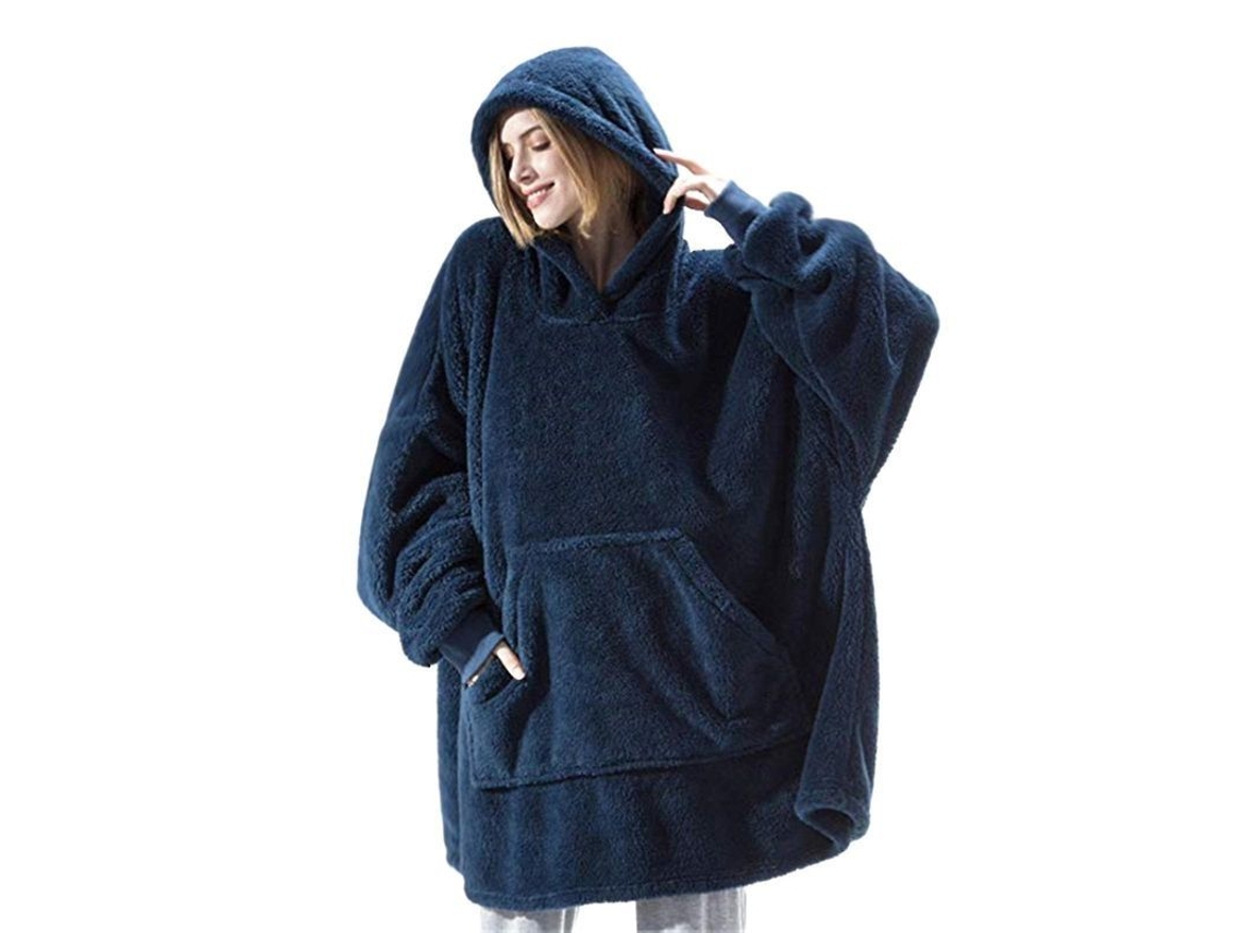 2026 manta Oversized com Capuz e Mangas para Casais Unissex Suave Polar Ideal para Casa e Ocasiões Especiais