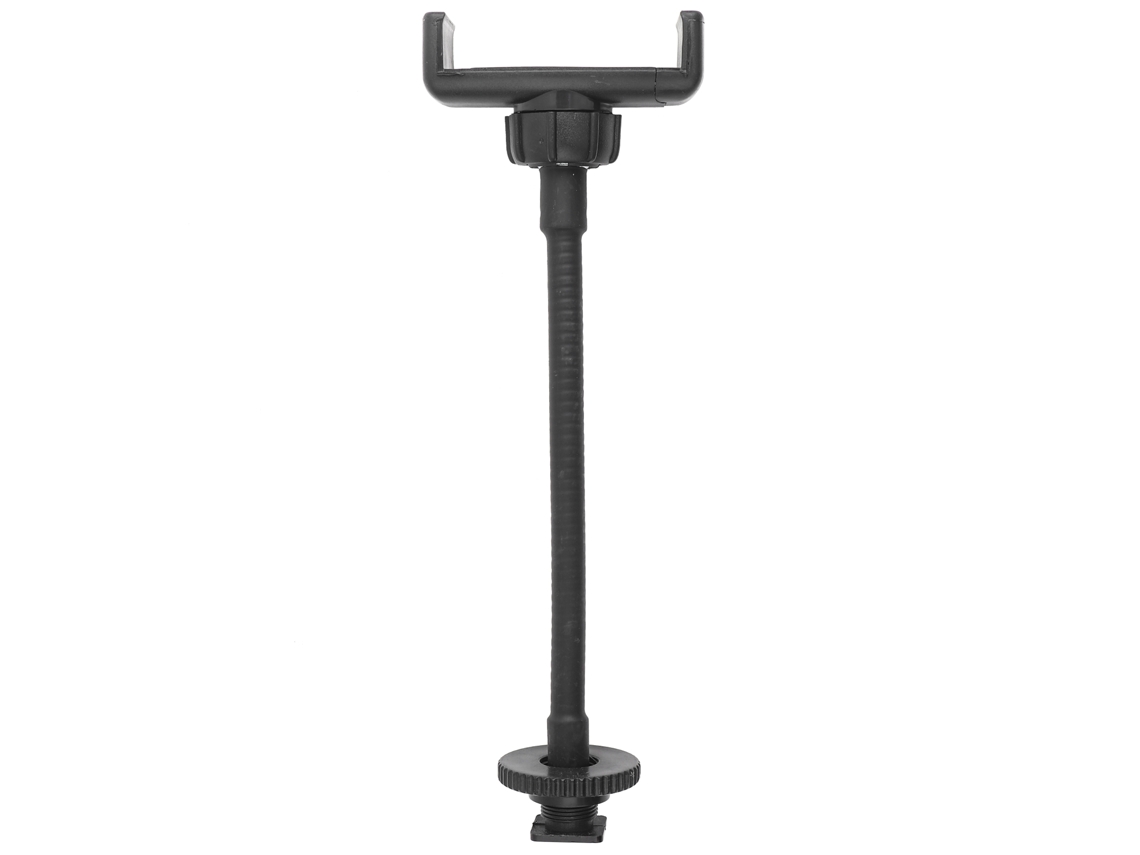 Suporte Portátil Para Celular Com Braçadeira Para Transmissão Ao Vivo E Luz De Anel.