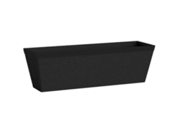 Floreira - GARDEN ID - Green Care Impact Black-Anth - 50 x 16 x 16 cm - 10 anos de garantia - 100 reciclado - resistente a UV/gel