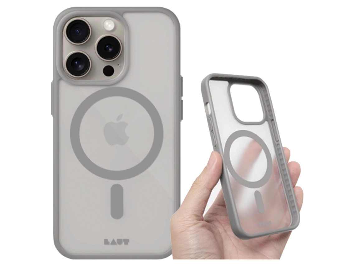 Capa De Proteção Laut Huex Para Iphone 15 Pro Com Proteção Leve Magsafe