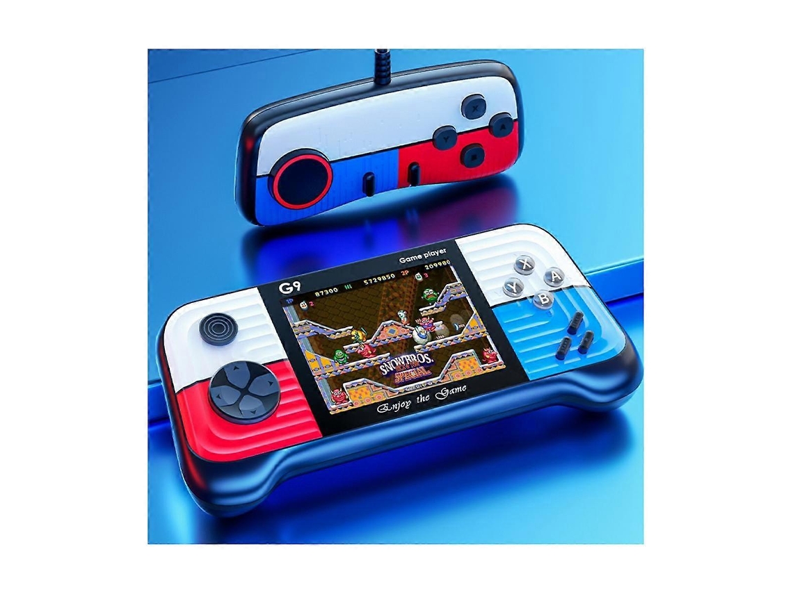 Console G9 2 Controles De Jogo De 3, 0 Polegadas Com Suporte Para 666 Jogos E Conexão Com Tv Brilvibera