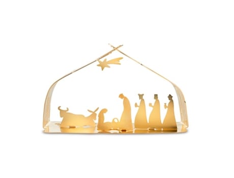 PresÃ©pio de Natal Ouro - Bark Crib ALESSI